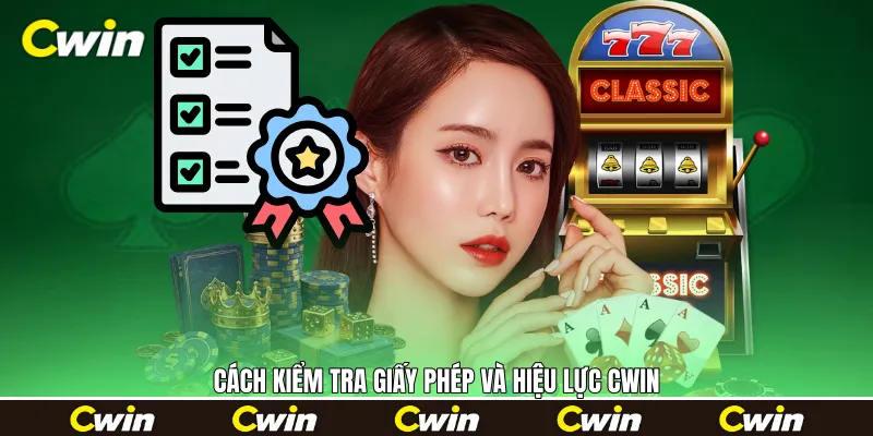 Cách kiểm tra giấy phép và hiệu lực Cwin
