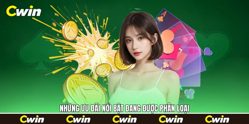 Những ưu đãi nổi bật đang được phân loại