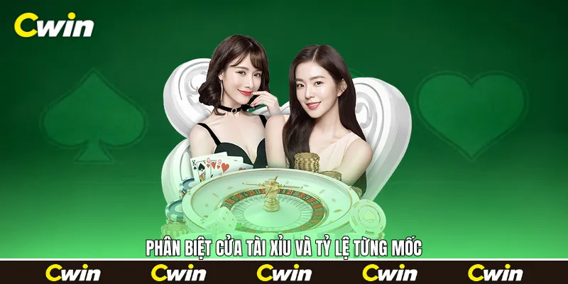 Phân biệt cửa Tài Xỉu và tỷ lệ từng mốc